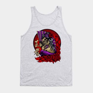 Skull Geisha Japan Tank Top